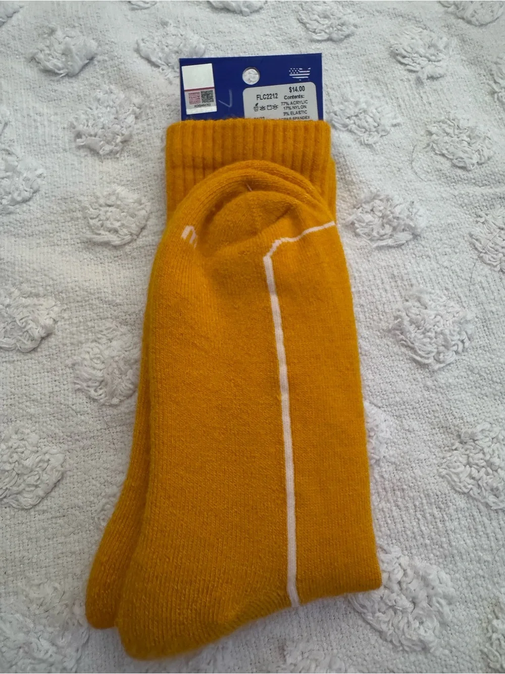 NCAA Arizona State University Premium Knit Crew Fan Logo Socks